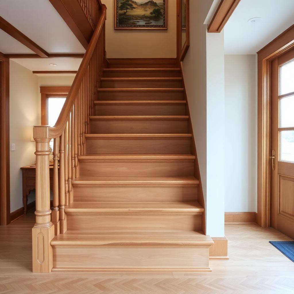 Escalier en parquet